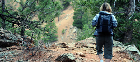 hiking-backpack-stock-image